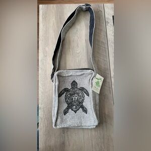 Cross Body Bag with sea turtle